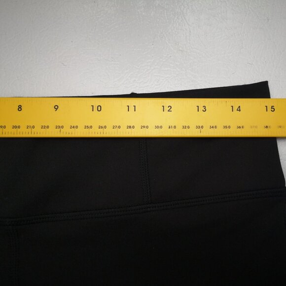 Ricki's Ladies Size Medium Black Full Length Leggings w/ 3" Wide Waistband - Picture 6 of 8